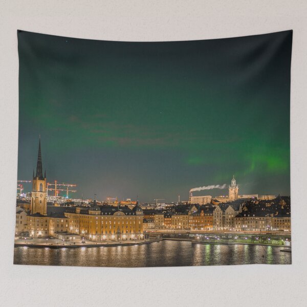 Item preview, castle and the northern lights designed and sold by ImRotem.