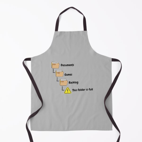 Item preview, Gamers Backlog Folder Full meme designed and sold by RareLoot19.