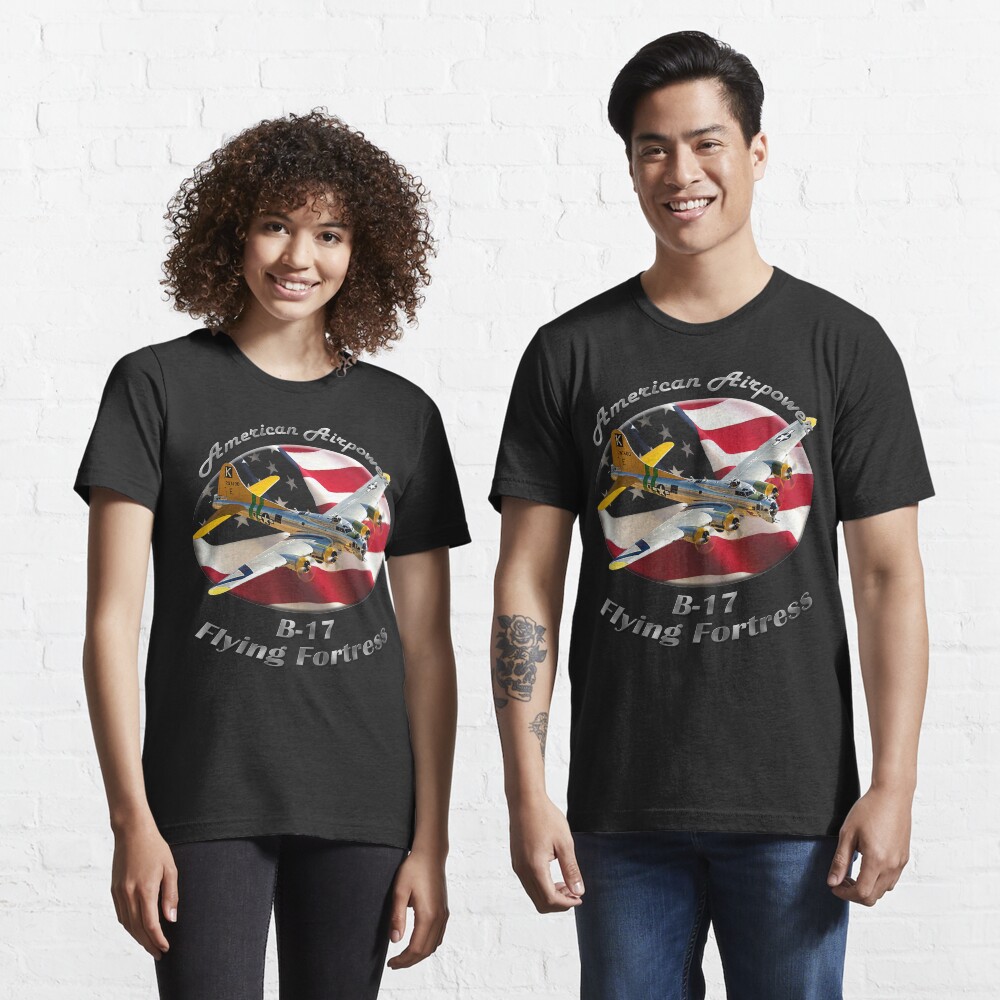 B-17 Flying Fortress American Airpower Essential T-Shirt