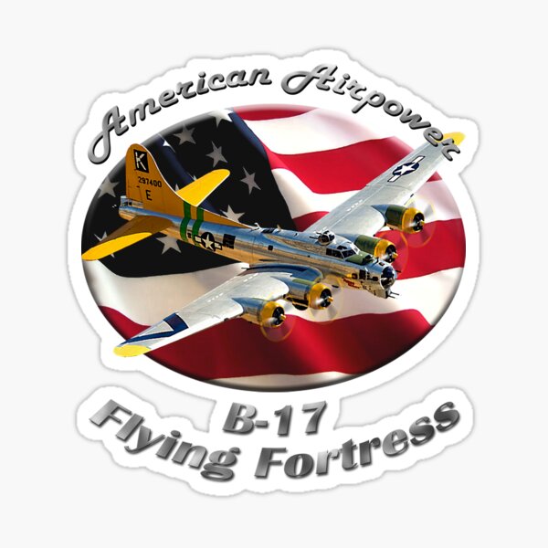 B-17 Flying Fortress American Airpower Sticker