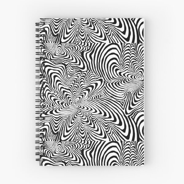 Item preview, Trippy Psychedelic Black and White Warp Pattern designed and sold by pacificdesign.