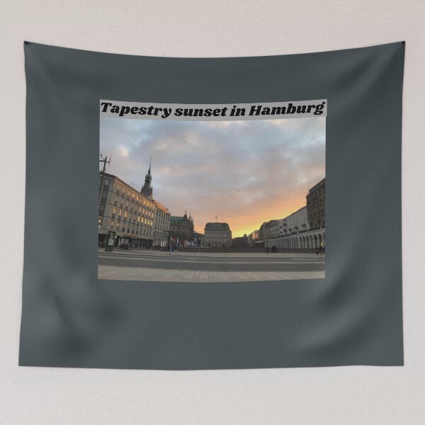 Item preview, Tapestry sunset in Hamburg designed and sold by ShoppinOnline24.