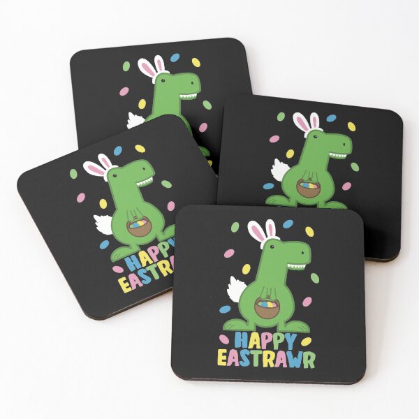 Item preview, Happy Eastrawr Dinosaur Easter Pun designed and sold by Funful.