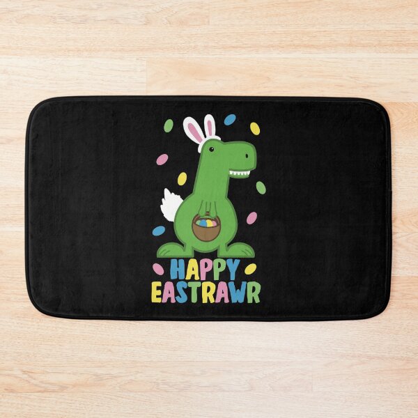 Item preview, Happy Eastrawr Dinosaur Easter Pun designed and sold by Funful.