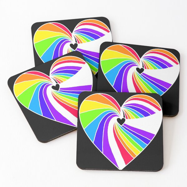 Item preview, Rainbow heart designed and sold by emmuk74.