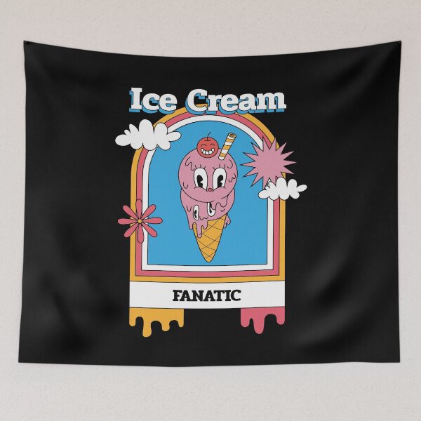 Item preview, Ice Cream Fanatic Cute Ice Cream Cone Gelato Sundae I Love Ice Cream Scoop Soft Serve designed and sold by KLINESTORE.