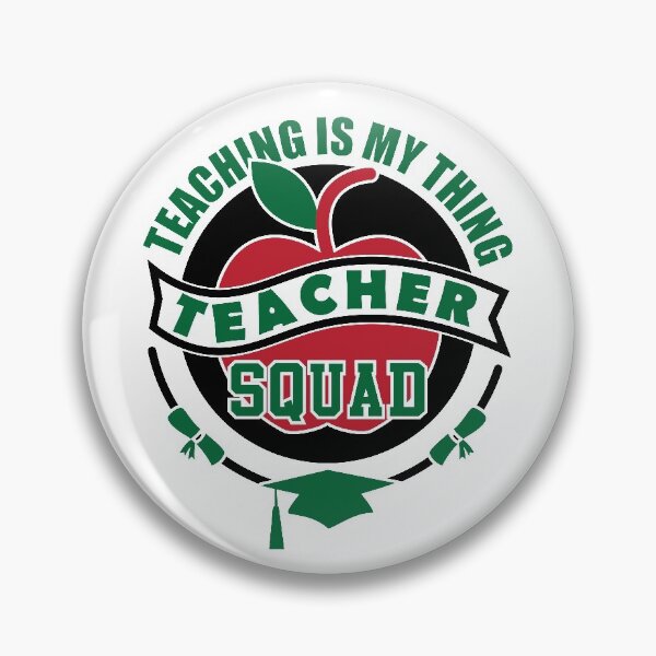 Item preview, Teaching Is My Thing Teacher Squad | School Educator designed and sold by GravitiTees.