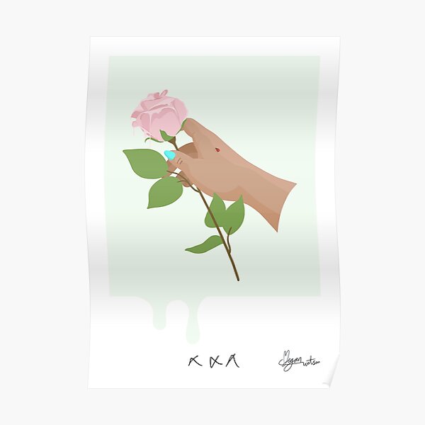 Melting Flower Poster