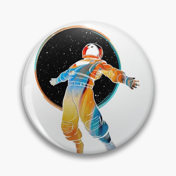 Item preview, Retro astronaut drifts into another dimension designed and sold by 99vectors.
