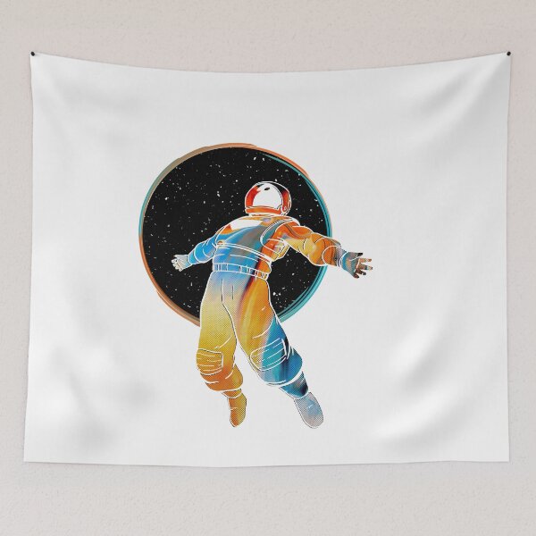 Item preview, Retro astronaut drifts into another dimension designed and sold by 99vectors.