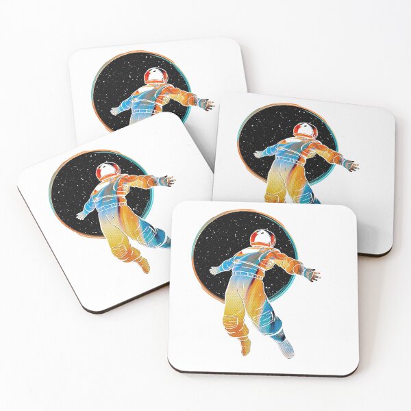 Item preview, Retro astronaut drifts into another dimension designed and sold by 99vectors.