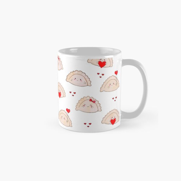 Item preview, Cute little Valentine's dumplings polish pierogi designed and sold by littlebluefawn.