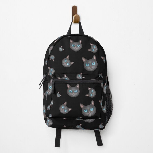 Item preview, Cute Gray Cat With Blue Eyes Pattern designed and sold by Andreja's shop.