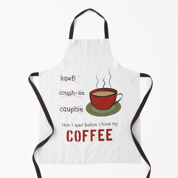 Item preview, How I Spell Before I Have My Coffee Wall Art and T-shirt designed and sold by EmilySutin.