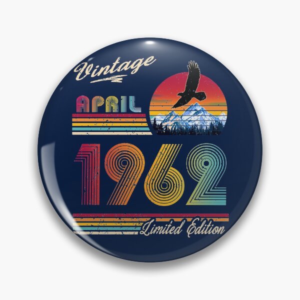 Item preview, April 1962 Birthday designed and sold by GreenSplash.
