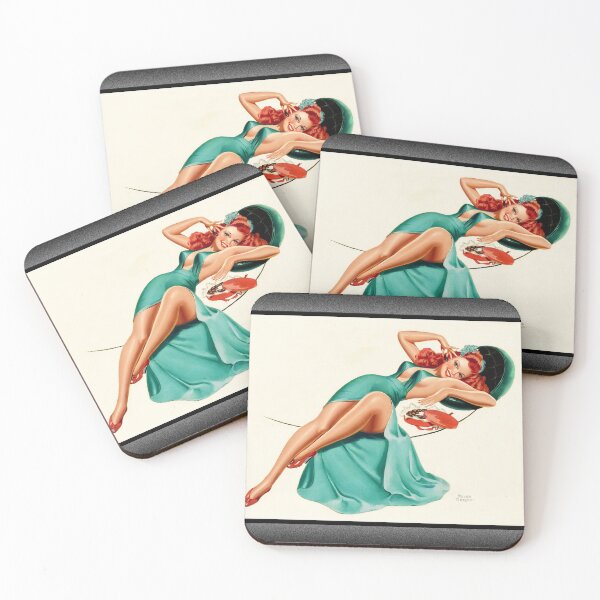 Item preview, Chocolate Delights by Peter Driben Pin-Up Girl Vintage Artwork designed and sold by Xzendor7 Digital Art Creations.