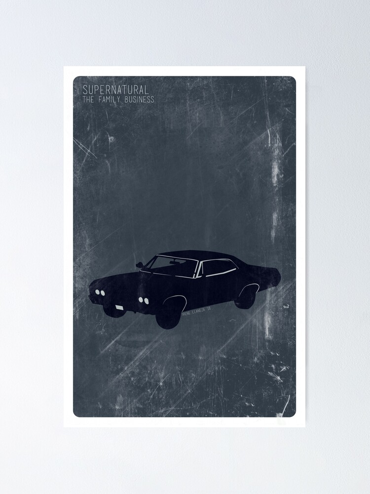 Alternate view of Supernatural Minimalist Poster