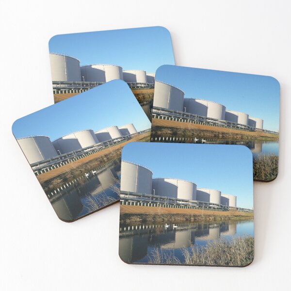 Item preview, Industry and nature. Swans and sugar factory. designed and sold by UnsereWelt.