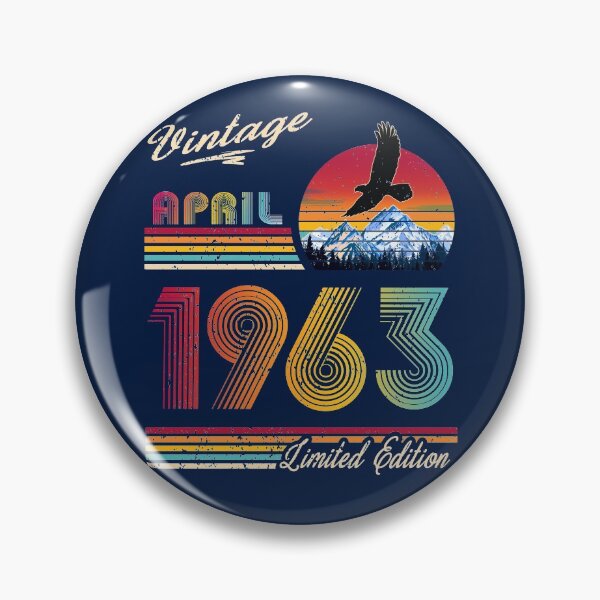 Item preview, April 1963 Birthday designed and sold by GreenSplash.