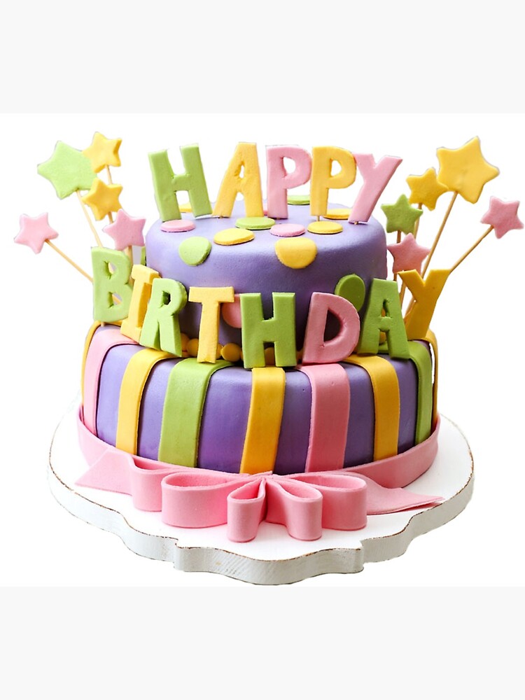Tarjetas de felicitación «Diseños de pastel de feliz cumpleaños» de  cindyfordyce | Redbubble