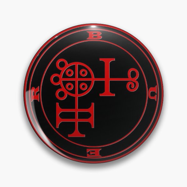 Item preview, President Buer demon red Sigil occult Magick Seal designed and sold by InfernalDesignZ.