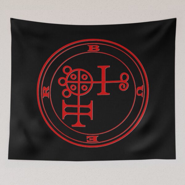 Item preview, President Buer demon red Sigil occult Magick Seal designed and sold by InfernalDesignZ.
