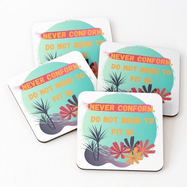 Item preview, Never conform, do not bend to fit in designed and sold by TIPJ.