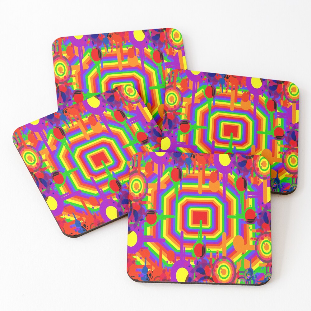 Item preview, Coasters (Set of 4) designed and sold by rainbowarray.