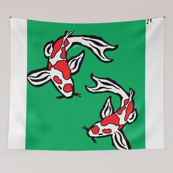 Item preview, Circling Koi Fishes  designed and sold by rebeccambruyere.