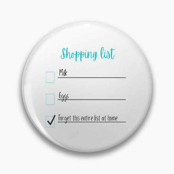 Item preview, Shopping list  designed and sold by stick-stickers.