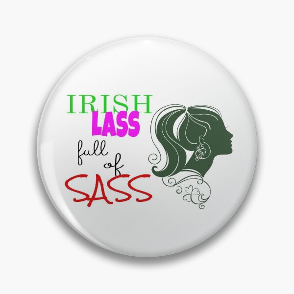 Item preview, Irish Lass Full of Sass - Irish St. Patrick's Day T-Shirt, Funny Sassy St. Patty's Tee, Lass full of Sass Tshirt, St. Paddy's day fun shirt designed and sold by VisualStylesUn.