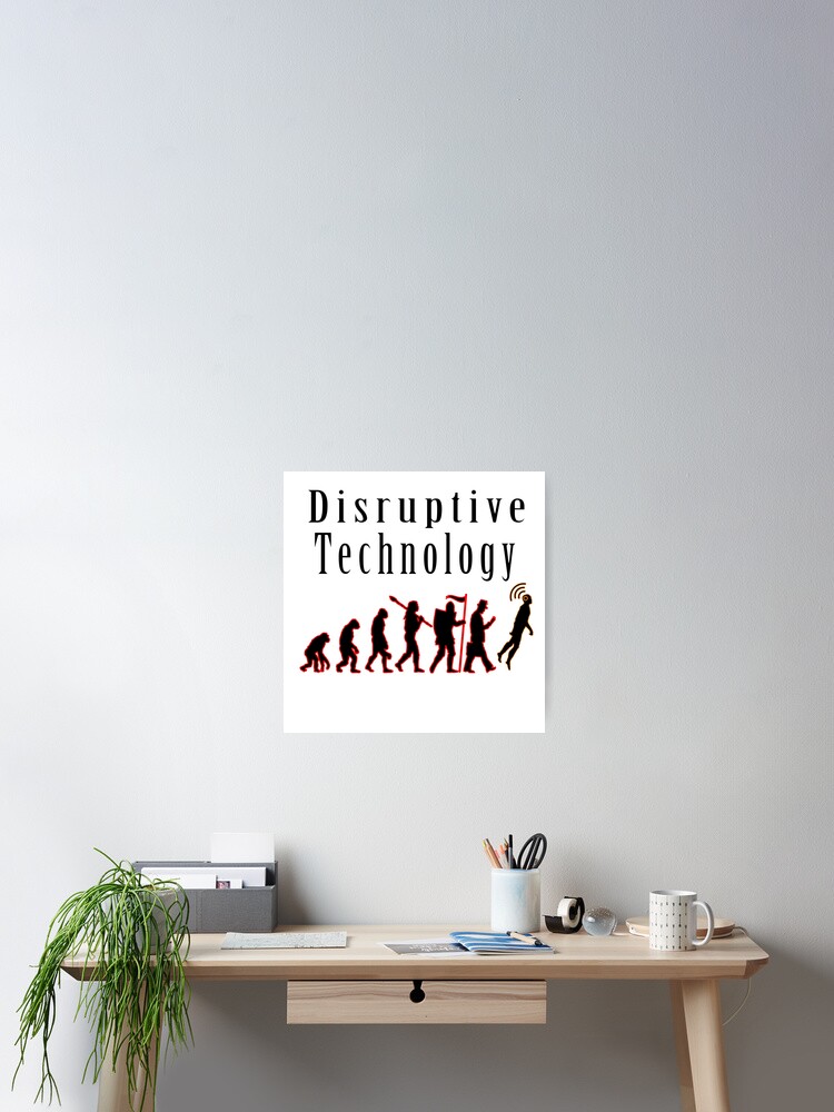 Thumbnail 2 of 3, Poster, Disruptive Technology designed and sold by Gnfree.