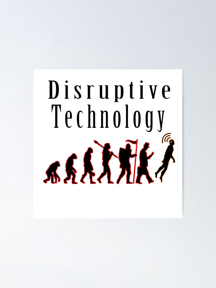Thumbnail 1 of 3, Poster, Disruptive Technology designed and sold by Gnfree.