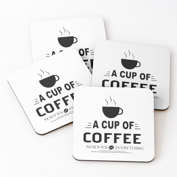 Item preview, a cup of coffee solves everything designed and sold by hichametta.