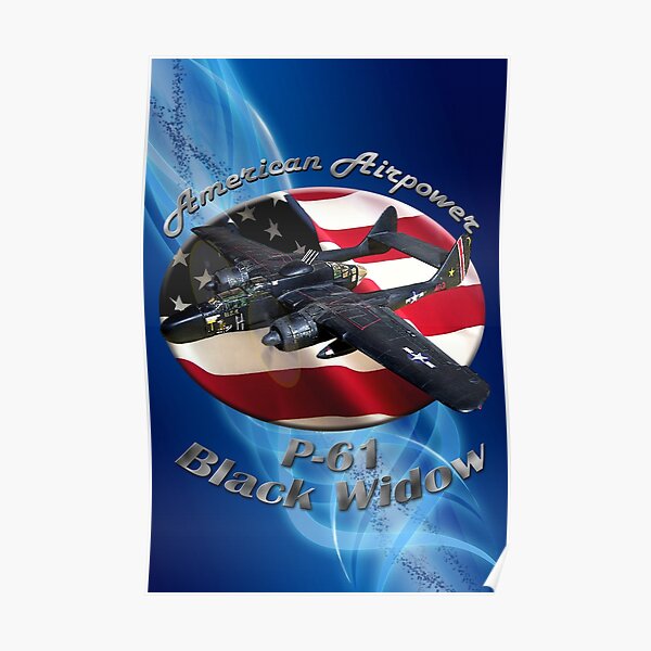P-61 Black Widow American Airpower Poster