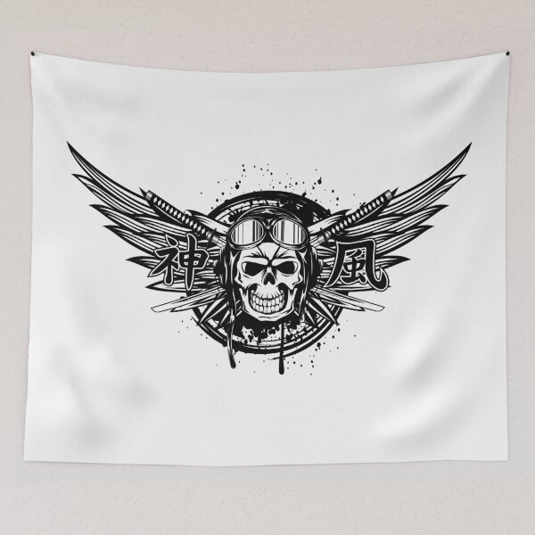 Item preview, aviator skull  designed and sold by Moueddene.