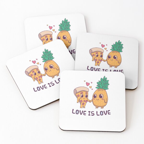 Item preview, Love is Love Fineapple and pizza designed and sold by BTGTEES.