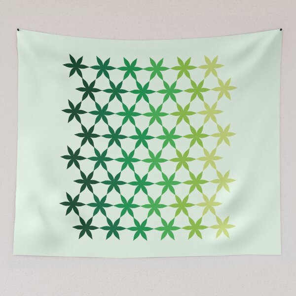 Item preview, Green Flower Pattern  designed and sold by CM-PD.