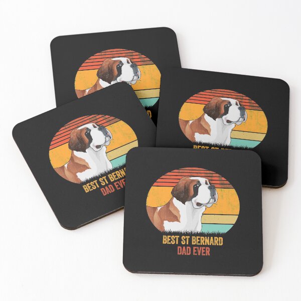 Item preview, Vintage Cool Best St Bernard Dad Ever  designed and sold by Guarddogdrive.