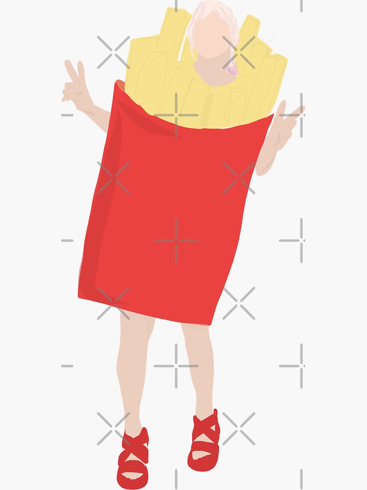XOXO Fries Decal