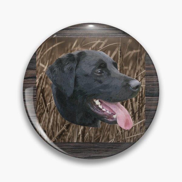 Item preview, Black Lab with Cattails and Wood Grain Design designed and sold by LifeCrush.