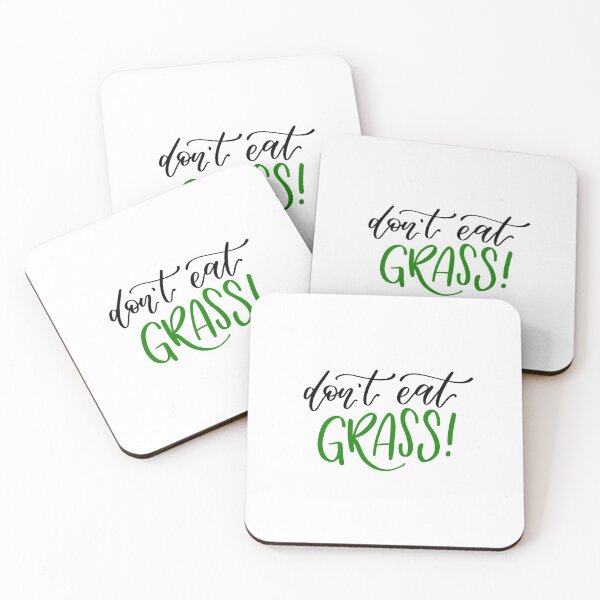Item preview, Don’t Eat Grass- Handlettered Quote designed and sold by eklettering.