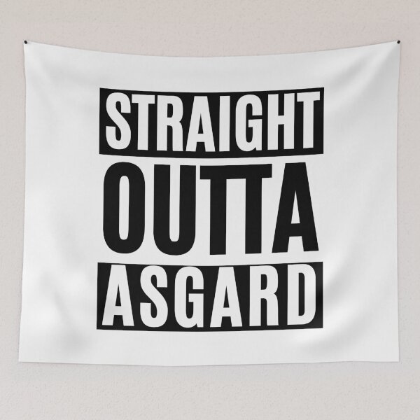 Item preview, Straight Outta Asguard designed and sold by MerchActually.