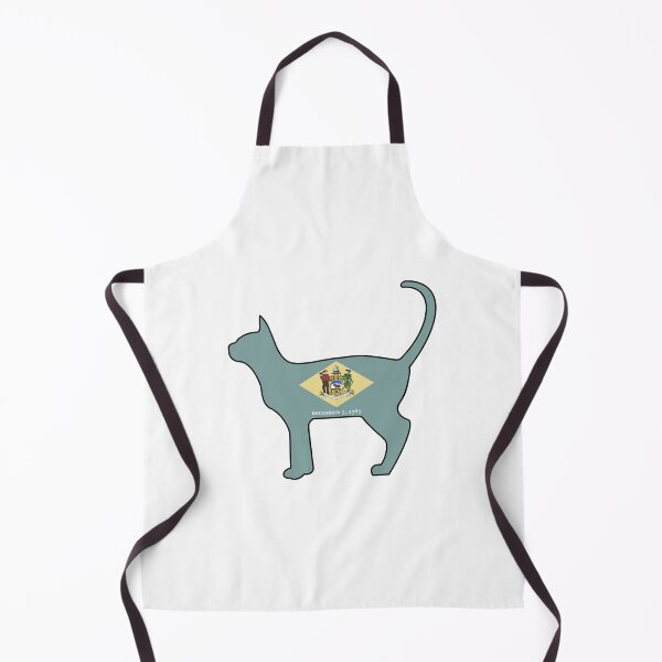 Item preview, State of Delaware Flag for Cat Lovers designed and sold by Gsallicat.