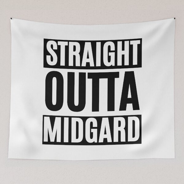 Item preview, Straight Outta Midgard designed and sold by MerchActually.