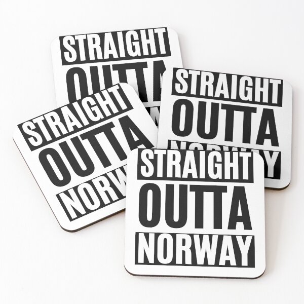 Item preview, Straight Outta Norway designed and sold by MerchActually.