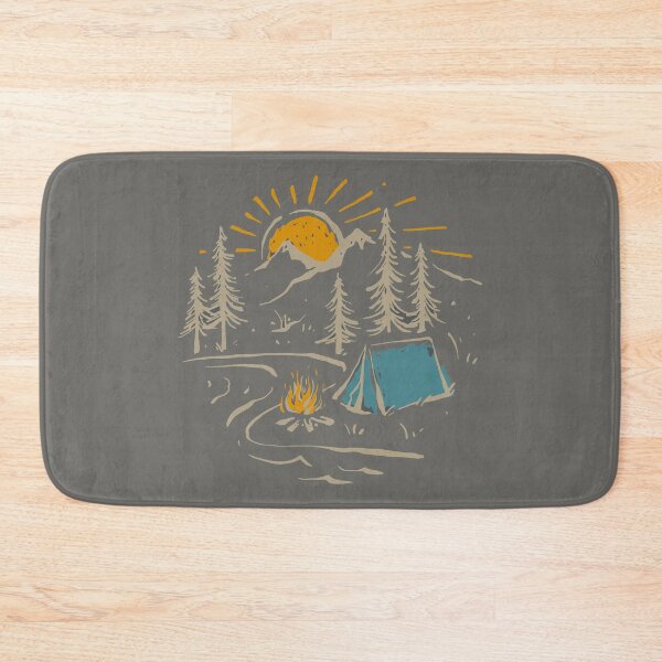 Item preview, Camping nature illustration designed and sold by vicobu.