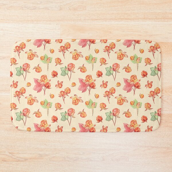 Item preview, Cloudberry pattern on light orange designed and sold by Flowersforbear.