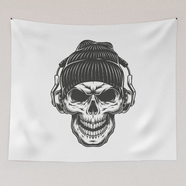Item preview, hipster beanie skull designed and sold by Moueddene.