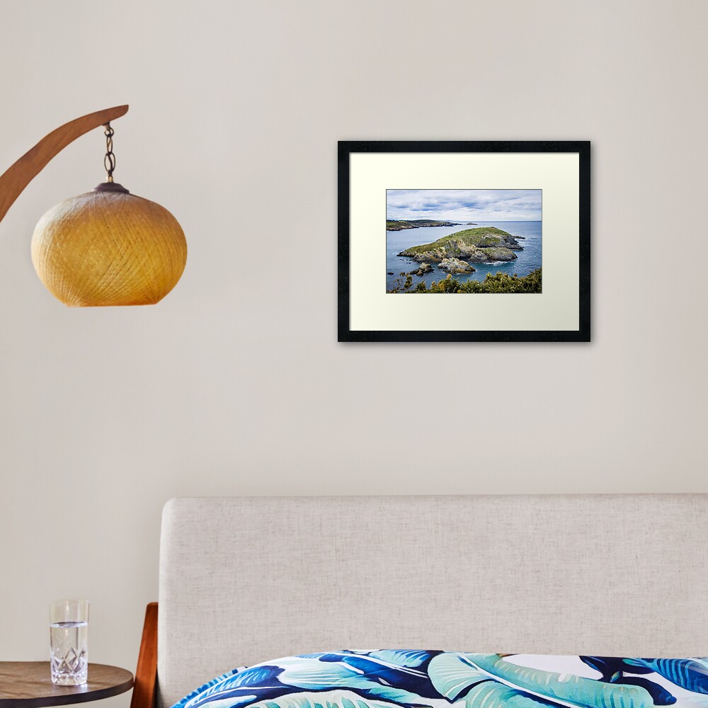 Cliffs and Rocks Framed Art Print